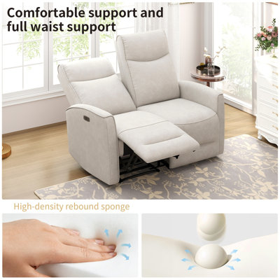 Cardonaghy 2-Piece Modern Soft Power Reclining Living Room Set