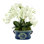 Orchid Arrangement in Decorative Ceramic Planter