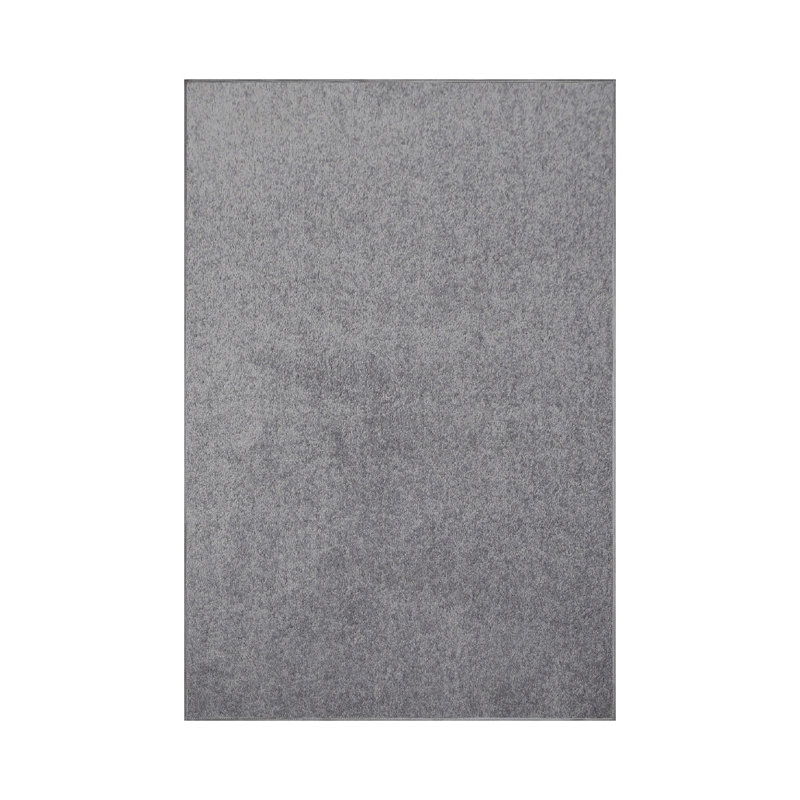 Modern Plush Pet and Kids Friendly Solid Color Gray Area Rugs, Stain & Fade Resistance, Perfect for Living Room, Dining Room, Bedroom, Playroom and Kidsroom, Event, Wedding, Amberlee Binded Rug