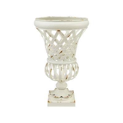 Metal Urn Vase