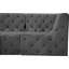 Canapé modulaire réversible de 99 po en velours Klecka-82749041
