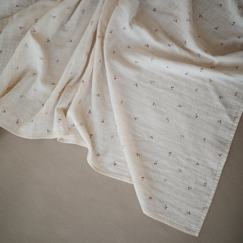 Couverture en mousseline, Cherries