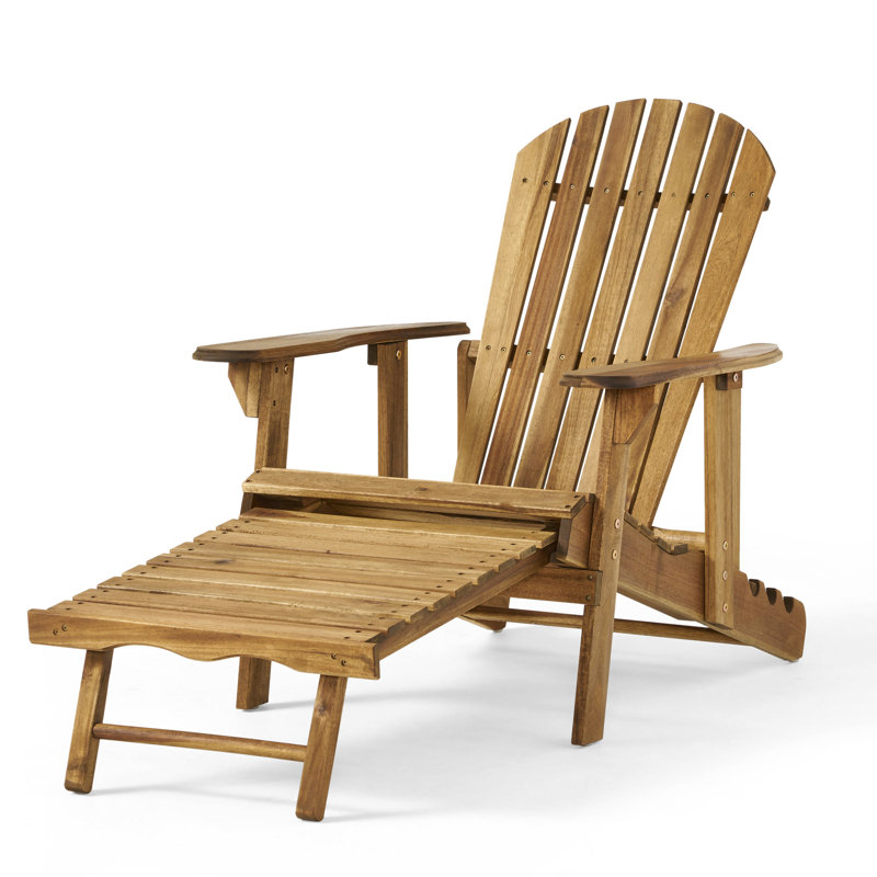 Fauteuil inclinable rustique, structure en bois, structure respirante, chaise longue à alternance tactile avec finition à la surface de l'eau, expérience confortable, large, option de rehaussement différente