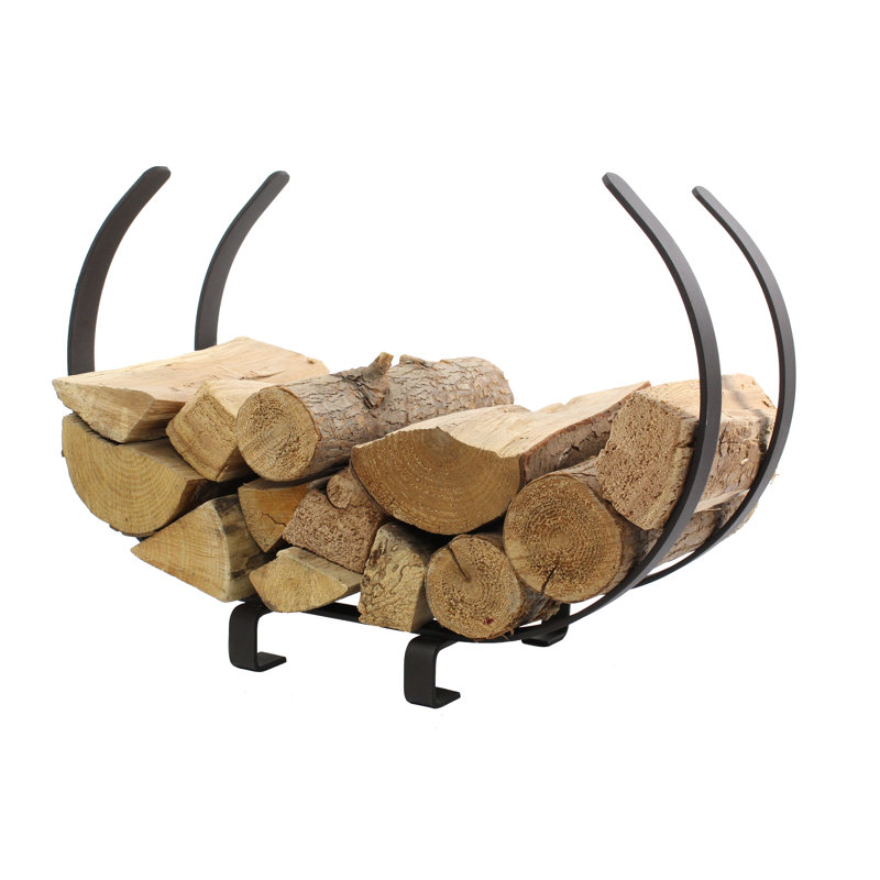 Abduljabaar USA Handcrafted Log Rack, 19" H x 13" W x 28" D