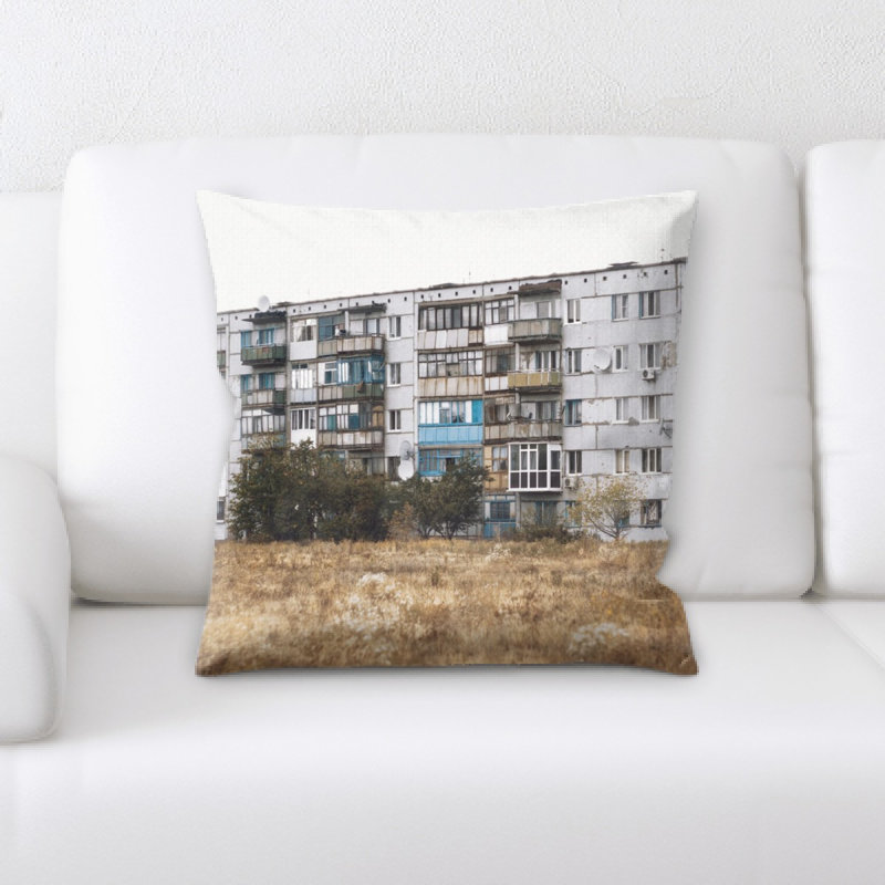 Microsuede Reversible Throw Pillow