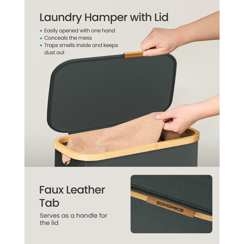 Fabric Laundry Basket with Handles