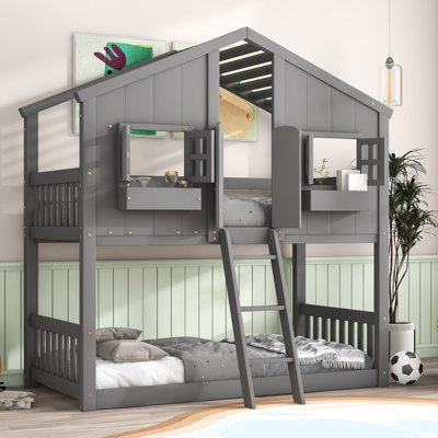 Frytown Kids Twin Bunk Bed