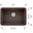 Ikon SILGRANIT 27" Single Bowl Apron-Front Farmhouse Sink-39328778