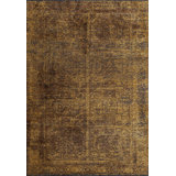 Rapture Abstract Area Rug in Brown