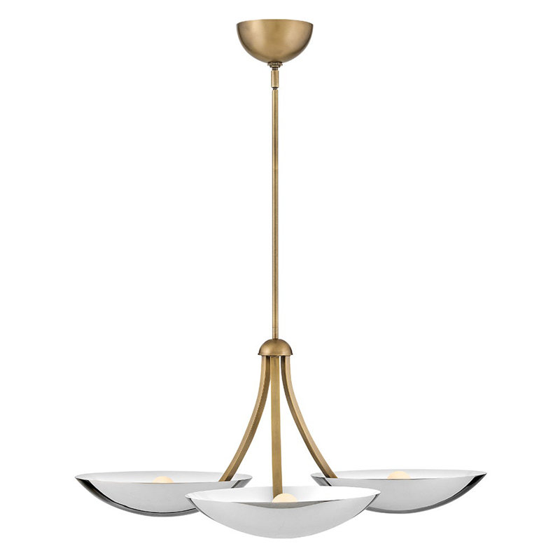 Glenn 3 - Light Chandelier, White