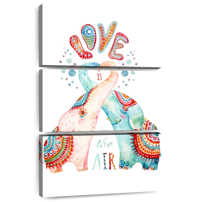 Hardie Elephant Kiss, 74" H x 48" W