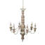 Lustre classique / traditionnel à 6 lumières de style bougie Benninger