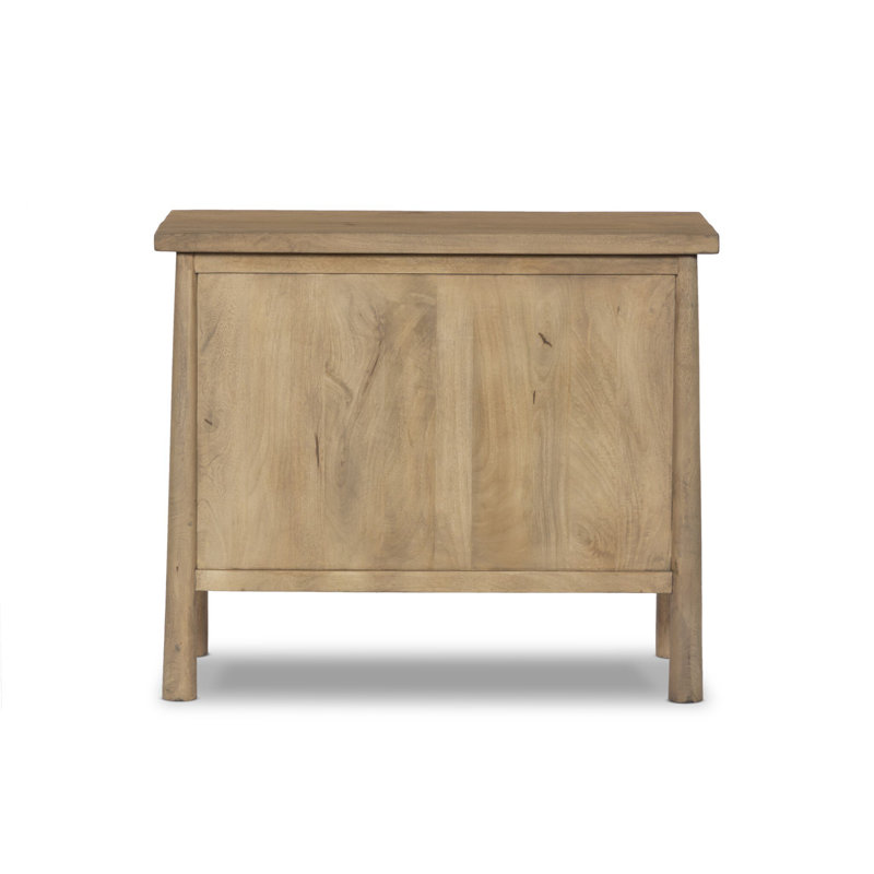 Freddie 3 - Drawer Solid Wood Dresser, Caramel Mango