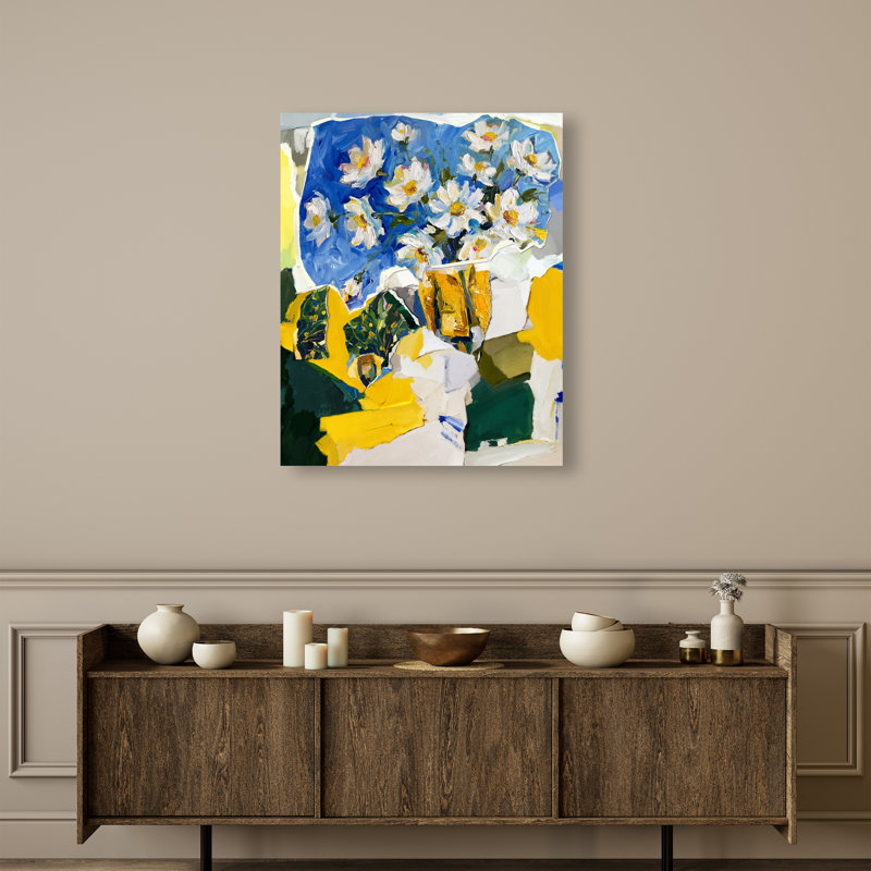 Sunshine And Flowers Print by Oliver Gal, 30"H x 36"W, Gallery Wrapped