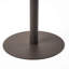 Table de bar d'extérieur en polyuréthane, assemblage de base en fer rond de 26 po, fabriqué à la main pour un cadre de jardin, à l'extérieur