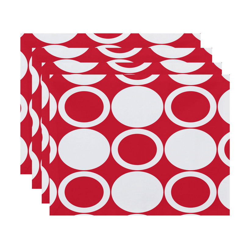 Napperon Sergent ModCircles 18 ", Rouge