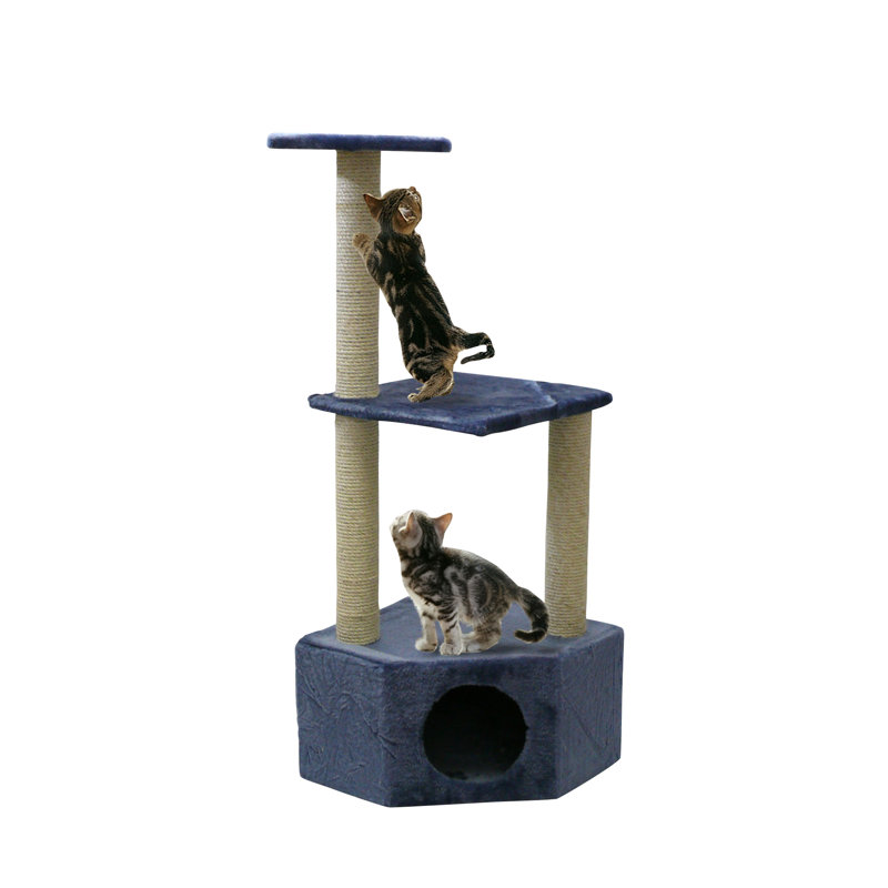 108cm H Cat Tree, Blue