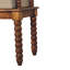 Linen Blend Upholstered Bench