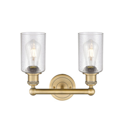 Éclairage pour meuble-lavabo à 2 lumières 12,875 pouces Caldello