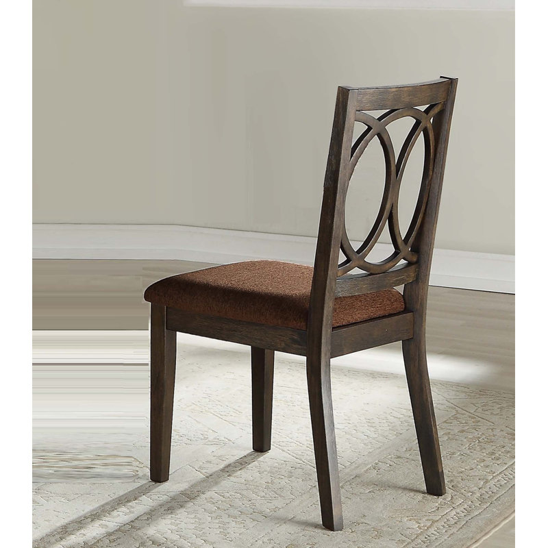 Classic Transitional Style Dining Chairs 2Pc Set