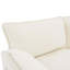 Canapé moderne à 3 places avec coussin double couche et poches de rangement latérales pour le confort et la commodité dans les salons, les chambres et les petits espaces