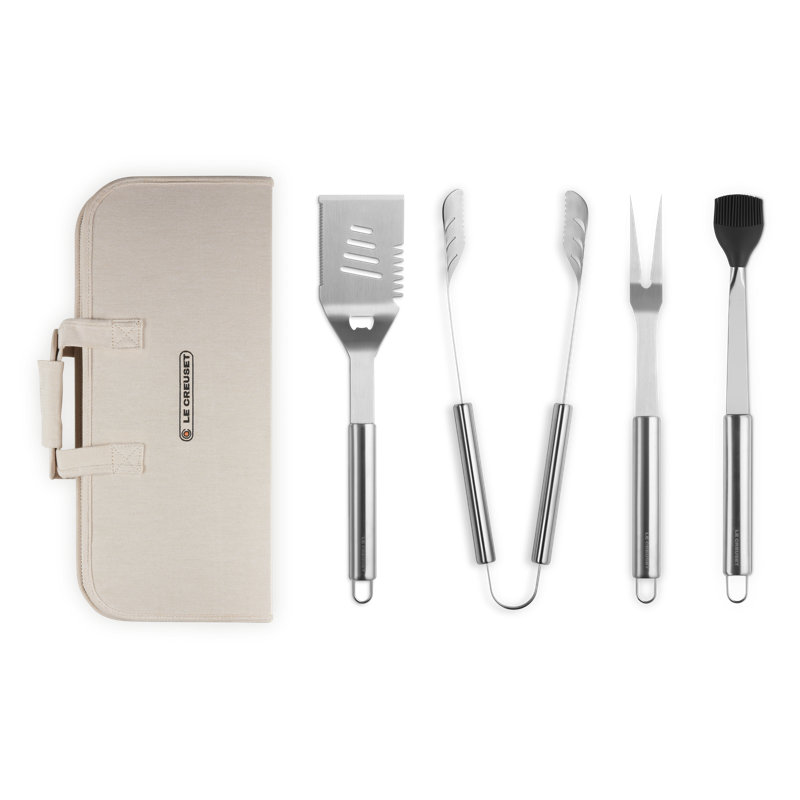 Le Creuset Alpine Outdoor Stainless Steel 5-Piece Grilling Tools Set
