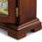 Redwood Fireplace Frame Clock