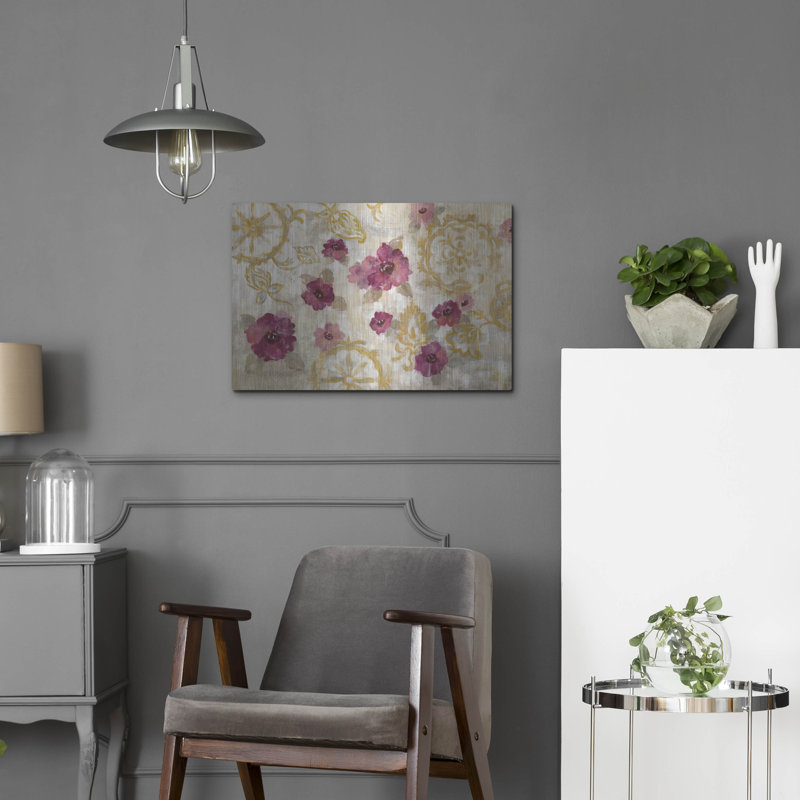 «Elegant Fresco Floral» par Silvia Vassileva, H 16 po x l 24 po