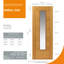 Latefia Oak Internal Door Prefinished-1040433877