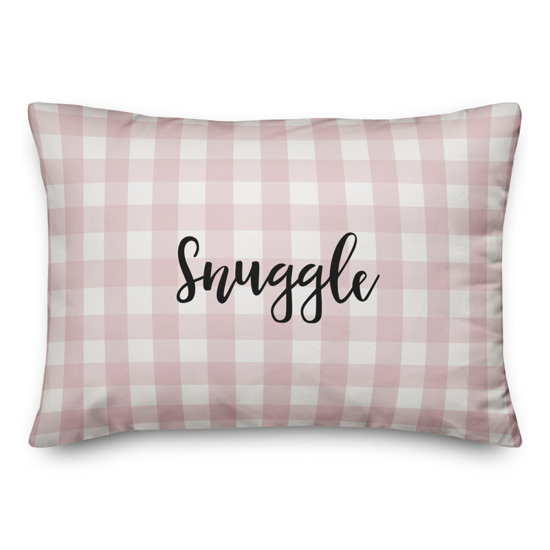  Coussin Snuggle, Noir / Rose