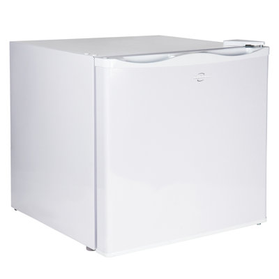 1,2 cu. Pi.  Mini congélateur vertical avec commandes de température réglables, fonctionnement sans givre et tablettes de rangement flexibles