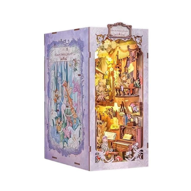 Book Nook Wizardi Miniature - Flower Forest Concert Roombox Kit