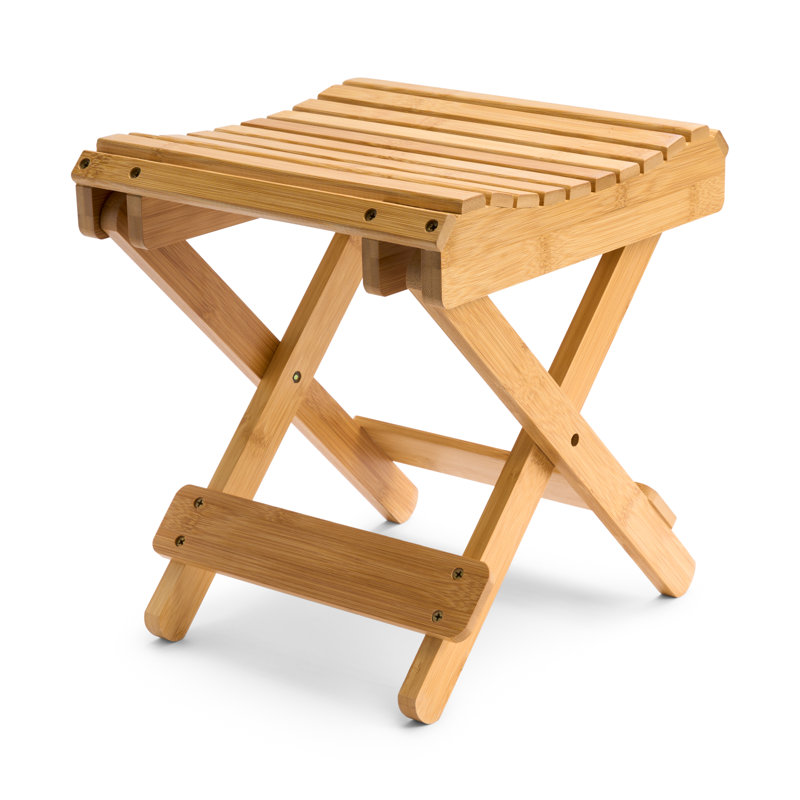 Banc marchepied pliable en bambou Sorbus, Bambou