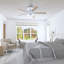 Ventilateur de plafond 52 po avec chaîne et lumière Macenna-1389203287