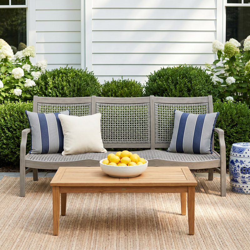 Sawyer 78' Teak Outdoor Patio Sofa
