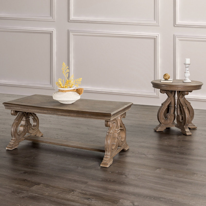 Ensemble de tables basses 2 pièces Cezar