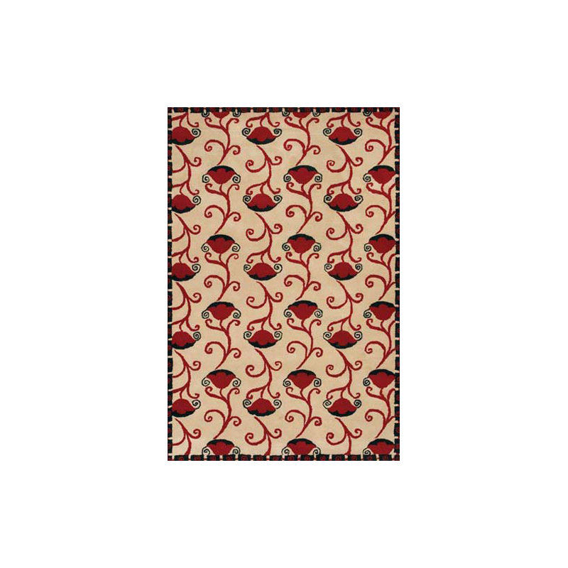 Sidney Wool Floral Indoor Rug, 5' x 7'6"