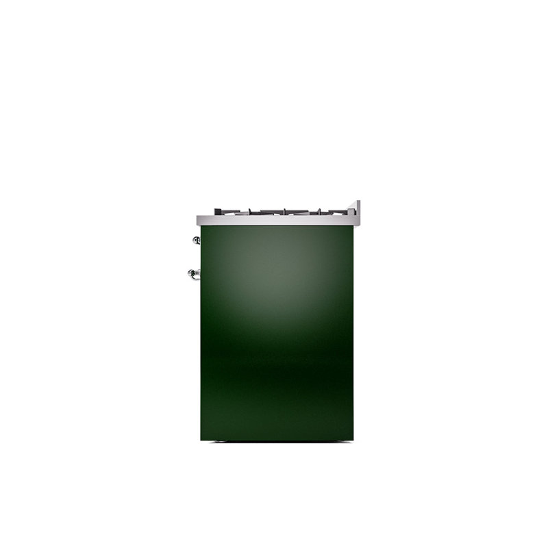 ILVE Nostalgie II 30 in Dual Fuel Range, Natural Gas, Emerald Green/Chrome