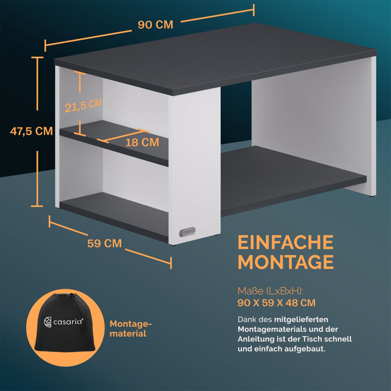 Rhyon Coffee Table with Storage