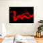 Abstrait numérique Wispy Red-207379121