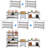 9 Pair Stackable Shoe Rack