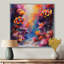 Orange, rose, poisson clown, corail, marine majestueuse - art mural de mur de corail, salon-1514252441-1410443266