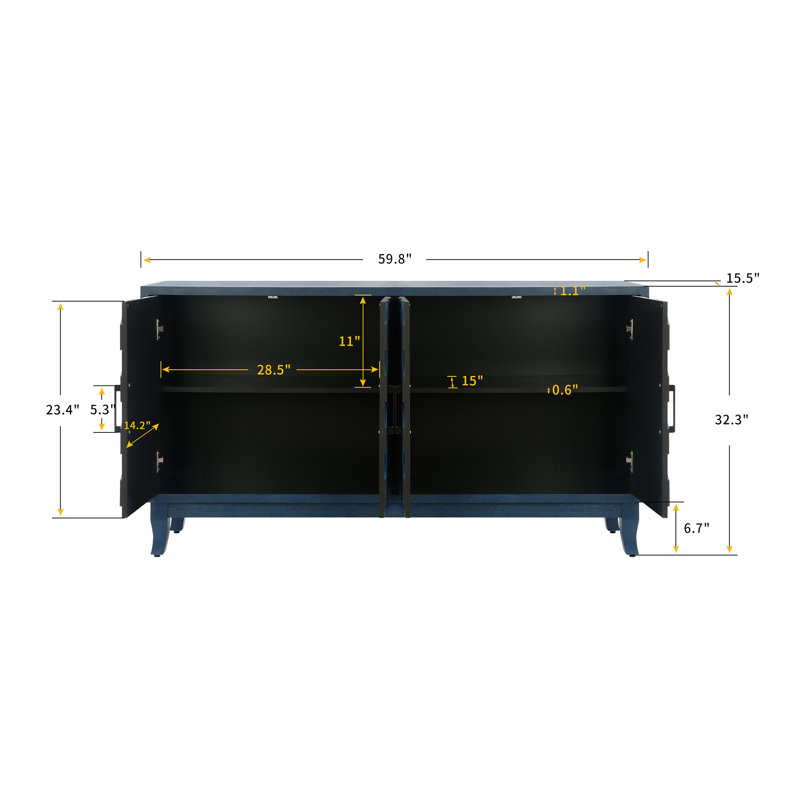 Buffet Stronger, Bleu marine antique