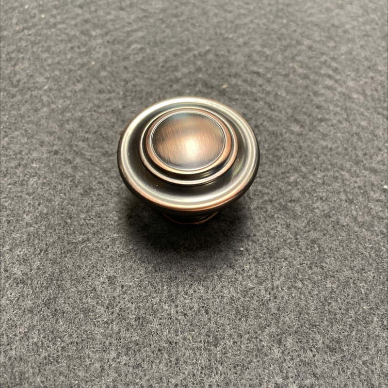 (Paquet de 5) Poignée bronze Nantucket de 1-3 / 8 po avec détails cuivrés