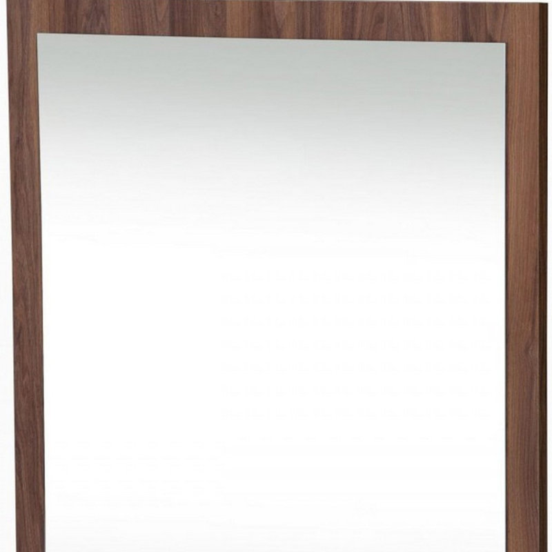 Iride Solid And Engineered Wood Flat Wall Mirror