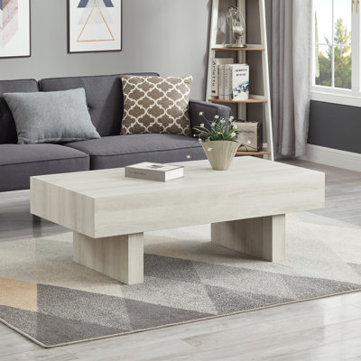 Memmott Modern Accent Coffee Table, Walnut
