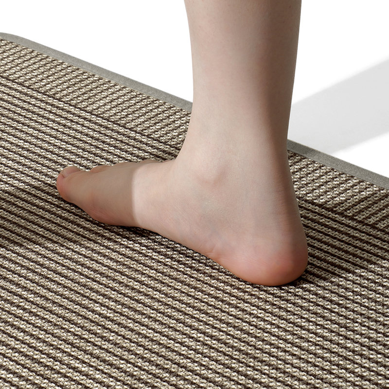 Tapis de cuisine pour plancher, tapis de cuisine antidérapants, brun 17 x 59, 17"x59", Brown