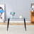 Glass Dining Table  Transparent