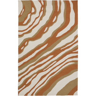 Mireia Hand Hooked Abstract Indoor / Outdoor Rug