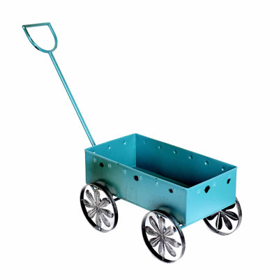 Stjean Metal Wheelbarrow Planter